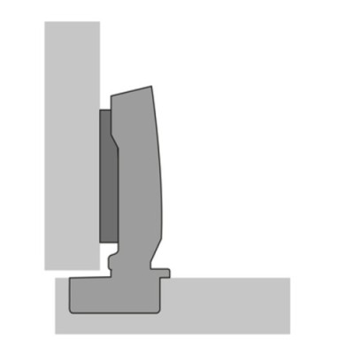 BISAGRA RECTA SENSYS 110º CON FRENO 9071244 CON BASE