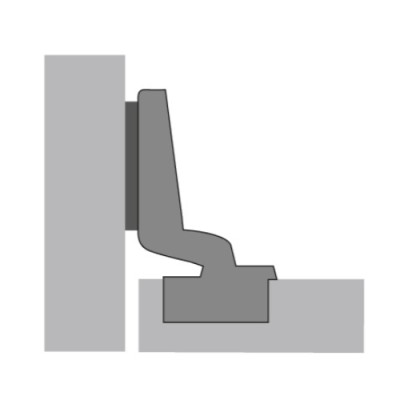 BISAGRA SUPER ACODADA INTERMAT 110º 108512 CON BASE