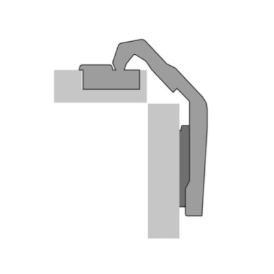 BISAGRA UNION PUERTAS PLEGABLE 50º/60º INTERMAT 9090120 CON BASE