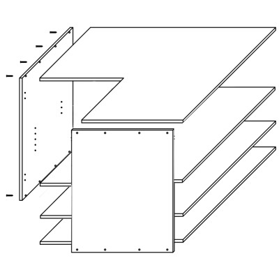 CASCO MUEBLE ALTO RINCON ANGULAR "L"