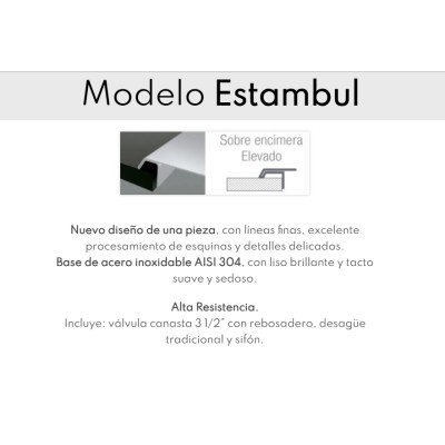 FREGADEROS INOX 1 SENO