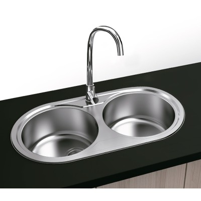 FREGADERO INOX 2 SENOS