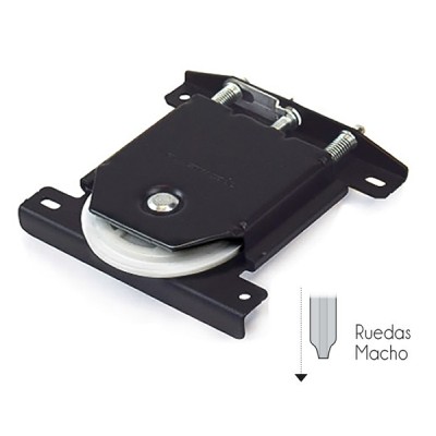 KIT TIRADOR PUERTA CORREDERA ARMARIO 16MM MC80 LACADO-ANODIZADO