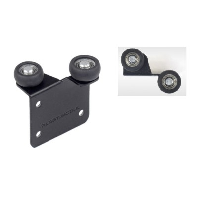 KIT TIRADOR PUERTA CORREDERA ARMARIO 16MM MC80 MELAMINA