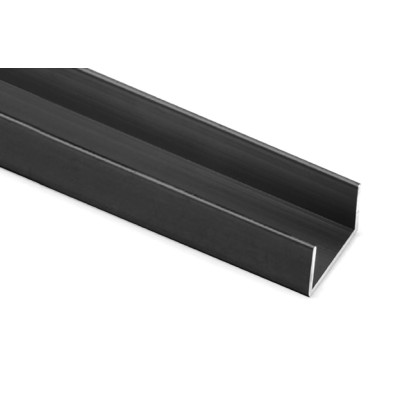 PERFIL "U" 16MM LACADO-ANODIZADO