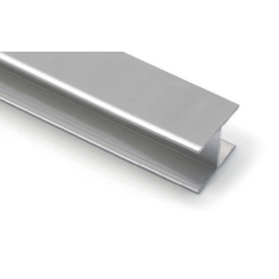 PERFIL "H" 16MM LACADO-ANODIZADO