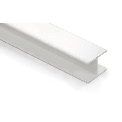 PERFIL "H" 16MM LACADO-ANODIZADO