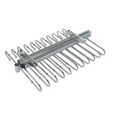 PANTALONERO EXTRAIBLE 11 PERCHAS ANTIDESLIZANTES CROMO R.2501102