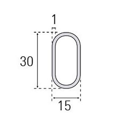 SOPORTE LATERAL BARRA OVALADA