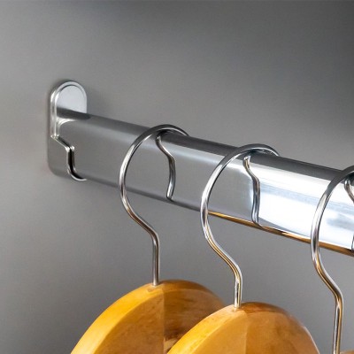 ML BARRA OVALADA DE ARMARIO NIQUEL BRILLO 64847