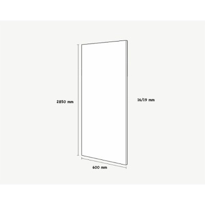 BANDA MELAMINA CANTEADA 1 LARGO